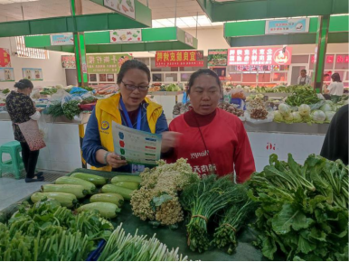 金马市场监督管理所党支部进一步优化市场环境,提升群众垃圾分类意识
