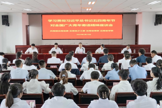 团省委、省少工委、省青联、省学联召开学习贯彻习近平总书记五四青年节对全国广大青年寄语精神座谈会