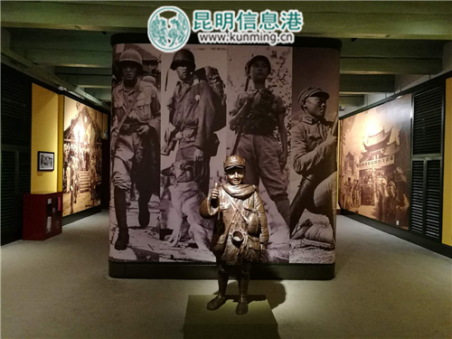 主题展厅中的顶好小兵雕塑 主题展厅中的顶好小兵雕塑