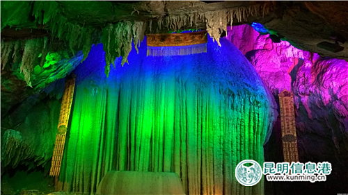 轿子仙宫内的喀斯特地貌雄瑰奇秀。 轿子仙宫内的喀斯特地貌雄瑰奇秀。