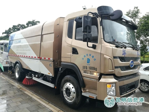 价值200万元的纯电动零排放洗扫车 价值200万元的纯电动零排放洗扫车