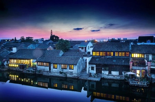 震泽魅力夜色唤起江南思绪万千