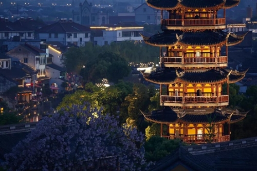 震泽魅力夜色唤起江南思绪万千