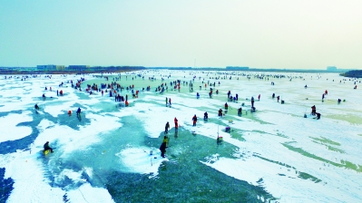 曹妃湖冰钓_b 曹妃湖冰钓_b