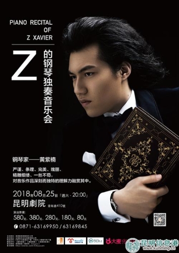 黄紫楠独奏音乐会海报