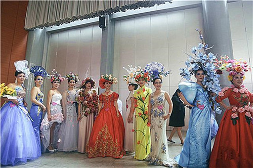 漂亮的花模造型