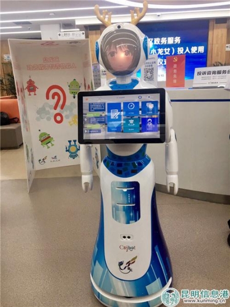 图2：“小龙女”身高一米五五，体重五十公斤，头和手都可活动。