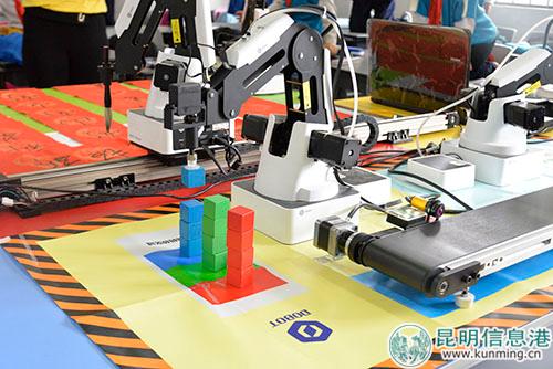 越疆机械臂识别颜色进行视觉分拣活动 越疆机械臂识别颜色进行视觉分拣活动