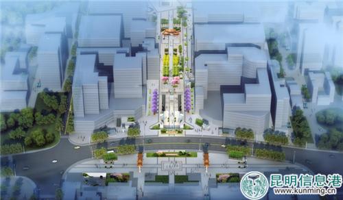 金碧路人行通道下穿方案。 金碧路人行通道下穿方案。