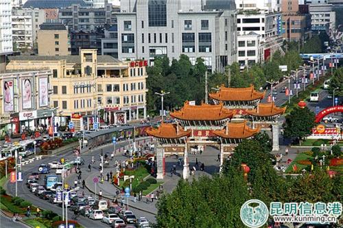 金碧路现状。 金碧路现状。