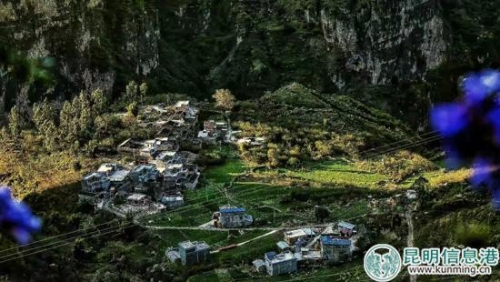 张文举挂钩帮扶的下坪子村全貌