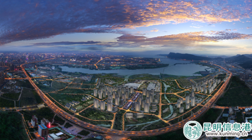 融创昆明文旅城实景合成图 融创昆明文旅城实景合成图