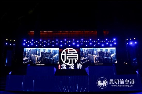 俊发城·逸璟峰发布会现场。