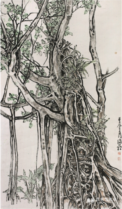 满江红 《根盘百曲石间生 》