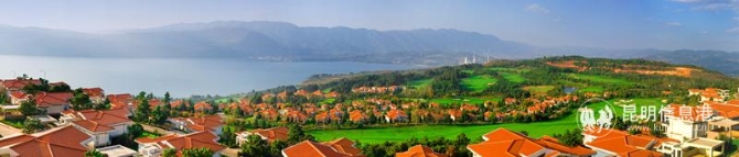 YZH0113阳宗海春城高尔夫全景