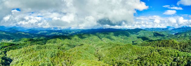 白云蓝天影相随 青山绿水风作伴(朱昌维摄 )DJI_0136 Panorama-2 - 副本