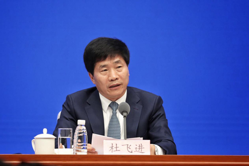 北京市委常委、宣传部长杜飞进(李夏/摄)