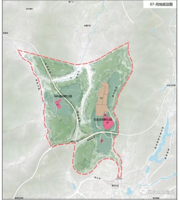 五华区石盆寺片区将建两个千亩郊野公园