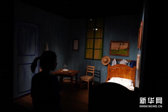 梵高艺术沉浸式体验在国博开幕 (文化)(3)梵高艺术沉浸式体验在国博开幕