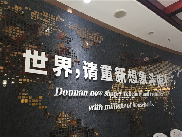 图片1 “壮丽70年 奋斗新时代”主题采访活动走进呈贡区昆明斗南花卉小镇。