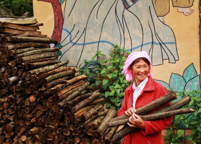 核桃园村小景。网友“小白鸽”摄。 核桃园村小景。网友“小白鸽”摄。