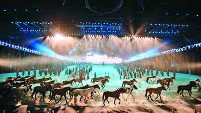 《蒙古马》剧照  锡林郭勒职业学院供图