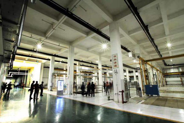 图6:普照水质净化厂车间图 图6:普照水质净化厂车间图