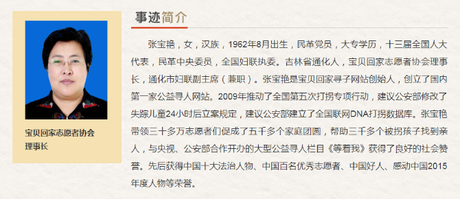 吉林省“最美奋斗者”推荐人选