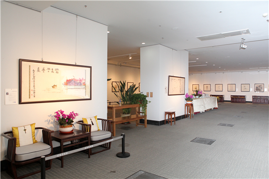 “相约艺博会”重点展览项目之一“大华禅画师生作品展”