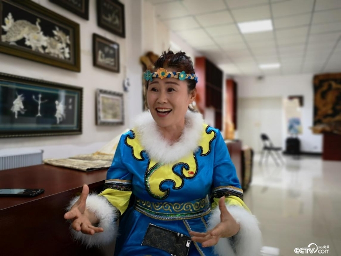 致富带头人尤明芬(何川 摄)