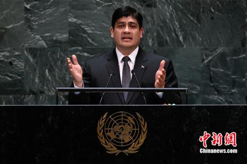 资料图：哥斯达黎加总统阿尔瓦拉多。