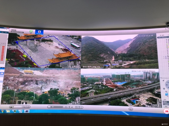 西山区网格化监督智慧分中心监控场景。记者上官艳君摄2.jpg