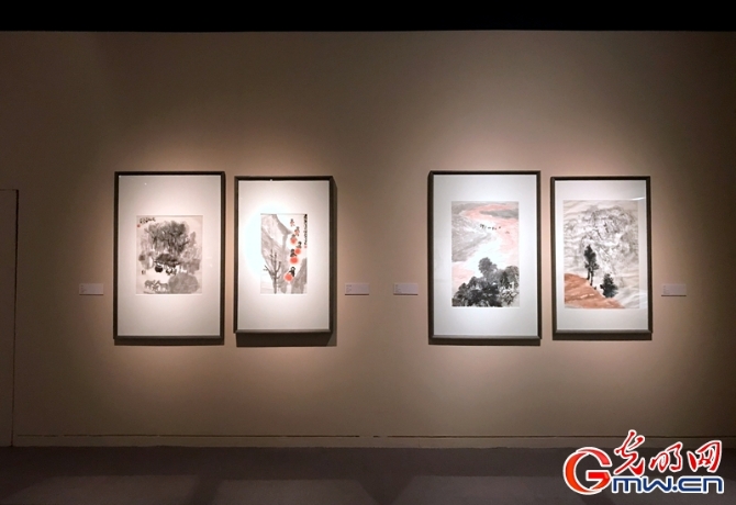 组图丨石鲁艺术展亮相国博 “镇馆之宝”《转战陕北》展出