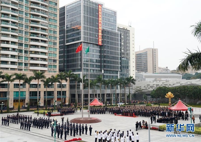 （澳门回归20周年·新华全媒头条·图文互动）（5）盛世濠江恰如春——习近平主席视察澳门特别行政区纪实