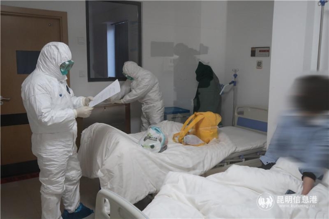 嵩明疾控抗疫工作场景 嵩明疾控抗疫工作场景