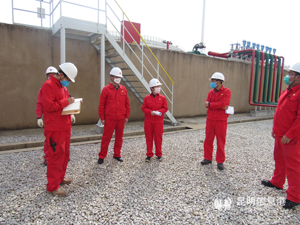 图4对安宁首站储罐投用准备情况进行全面检查