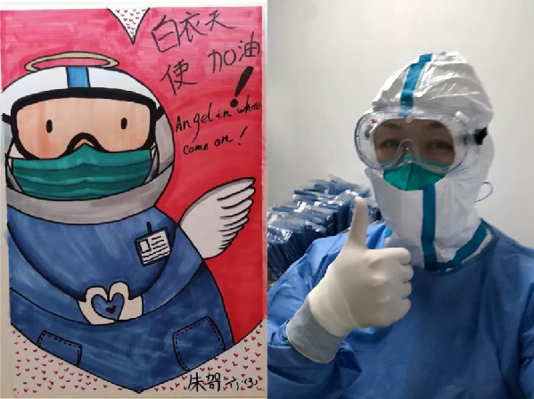 战“疫”有温情!医护人员收到这些暖心小纸条