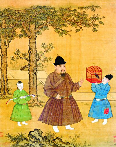 宪宗调禽图.jpg 宪宗调禽图.jpg