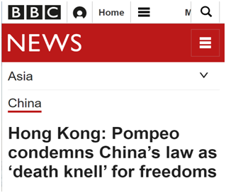 双语bilingual丨制裁中国香港？美国小心无法承受其重！