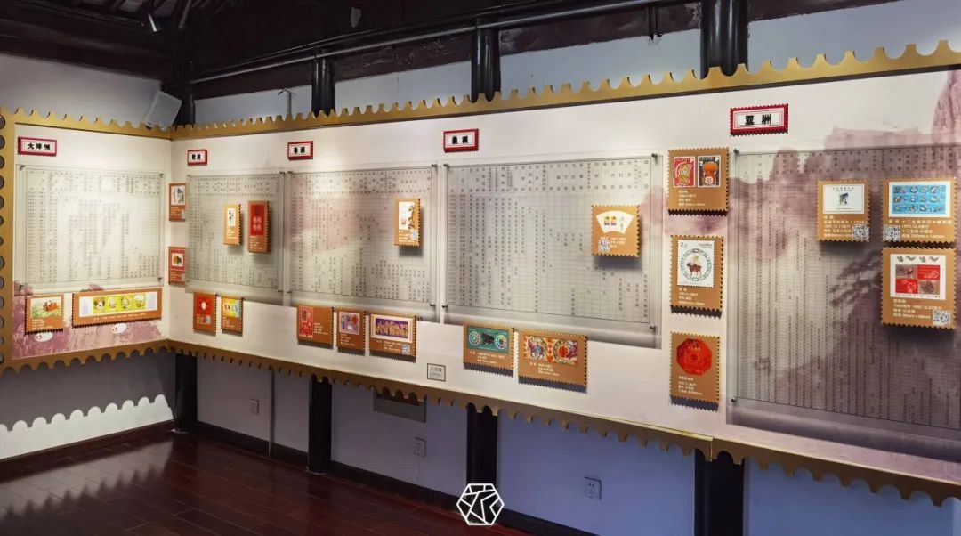06 生肖集邮,情趣无限 最后一个展厅是集邮厅,厅内展示着生肖集适