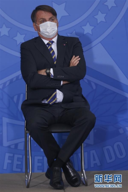 (国际疫情)(3)巴西总统新冠病毒检测结果转阴后首次出席官方活动