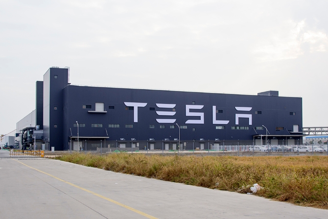 上海特斯拉超级工厂 人民视觉 资料图