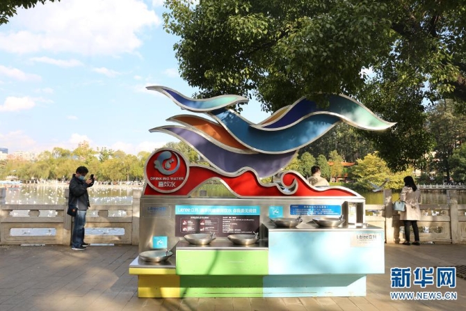 翠湖社区洗手台(11月16日摄)。新华网 彭雪薇 摄 翠湖社区洗手台(11月16日摄)。新华网 彭雪薇 摄