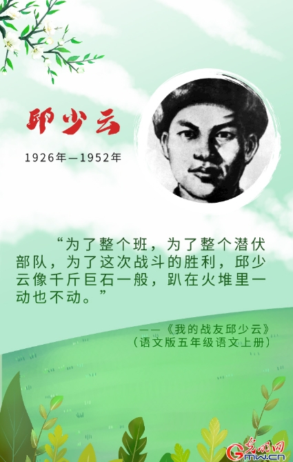【清明海报】课本中的英烈 我们从未忘记 【清明海报】课本中的英烈 我们从未忘记