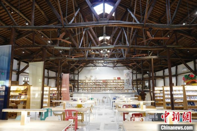 余杭青山村融设计图书馆 余杭区委宣传部供图 余杭青山村融设计图书馆 余杭区委宣传部供图