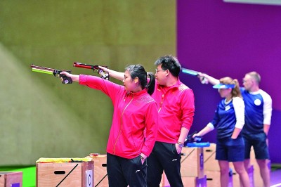 射击跳水再夺三金 “00后”小将表现抢眼 射击跳水再夺三金 “00后”小将表现抢眼