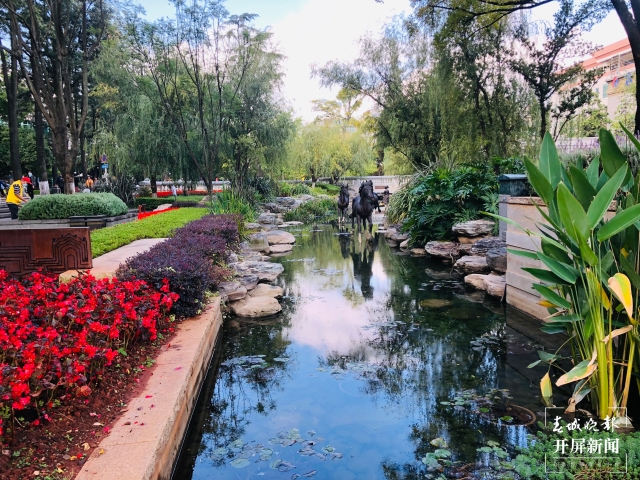 洗马河公园开展水体推流自循环改造（林舒佳摄影报道）