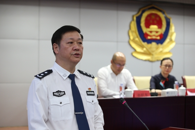 警察总队周铋禄总队长