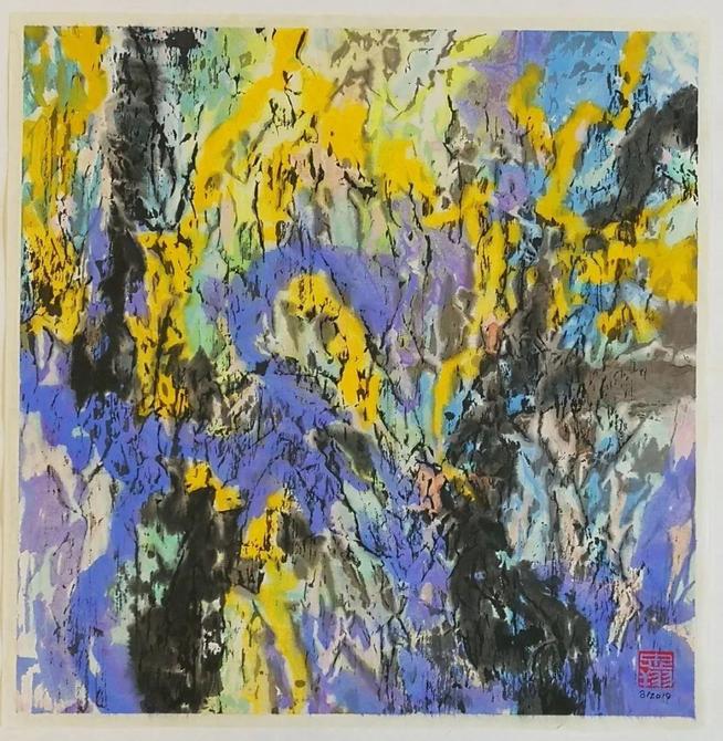 峰无坦途：李忠翔彩墨作品欣赏