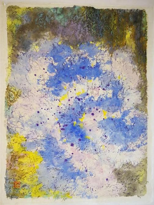 峰无坦途：李忠翔彩墨作品欣赏